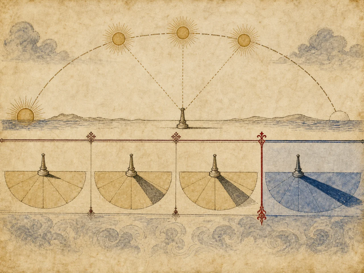 Chronologie illustrée de la troisième et de la quatrième heure