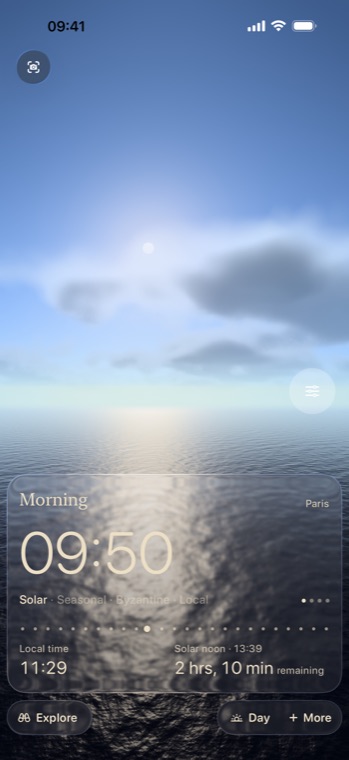 Four clocks — SOLAR, en-US