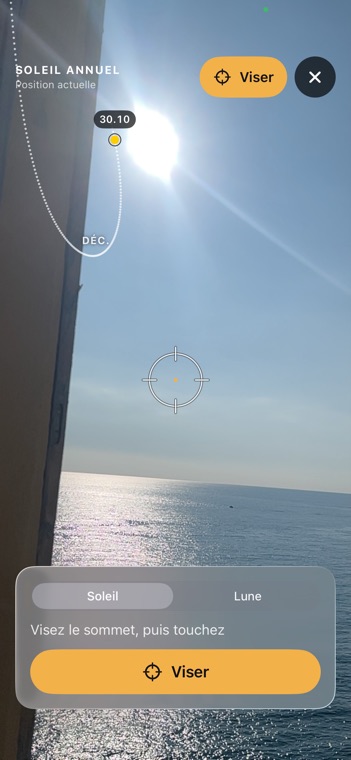 Aim · Crosshair on the Sun — SOLAR, fr-FR